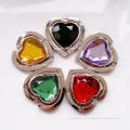 promotion amber agate red heart shape bag hanger for girls